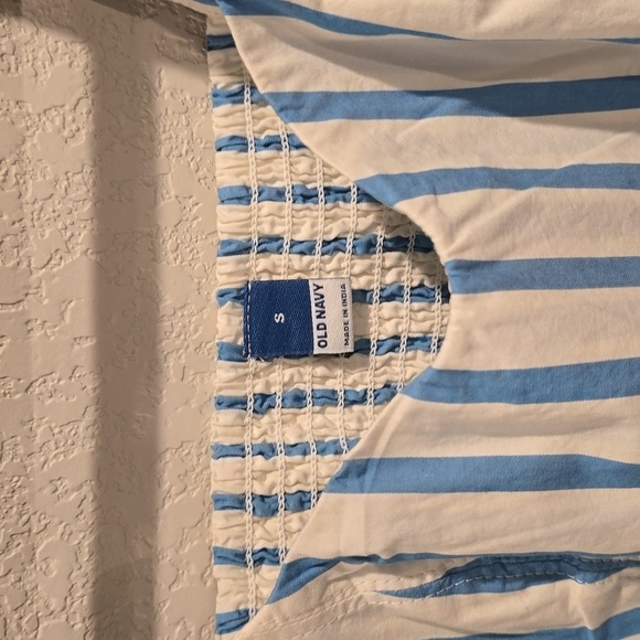 Old Navy NWT Size Small Blue & White Nautical Summer Dress - Picture 2 of 4